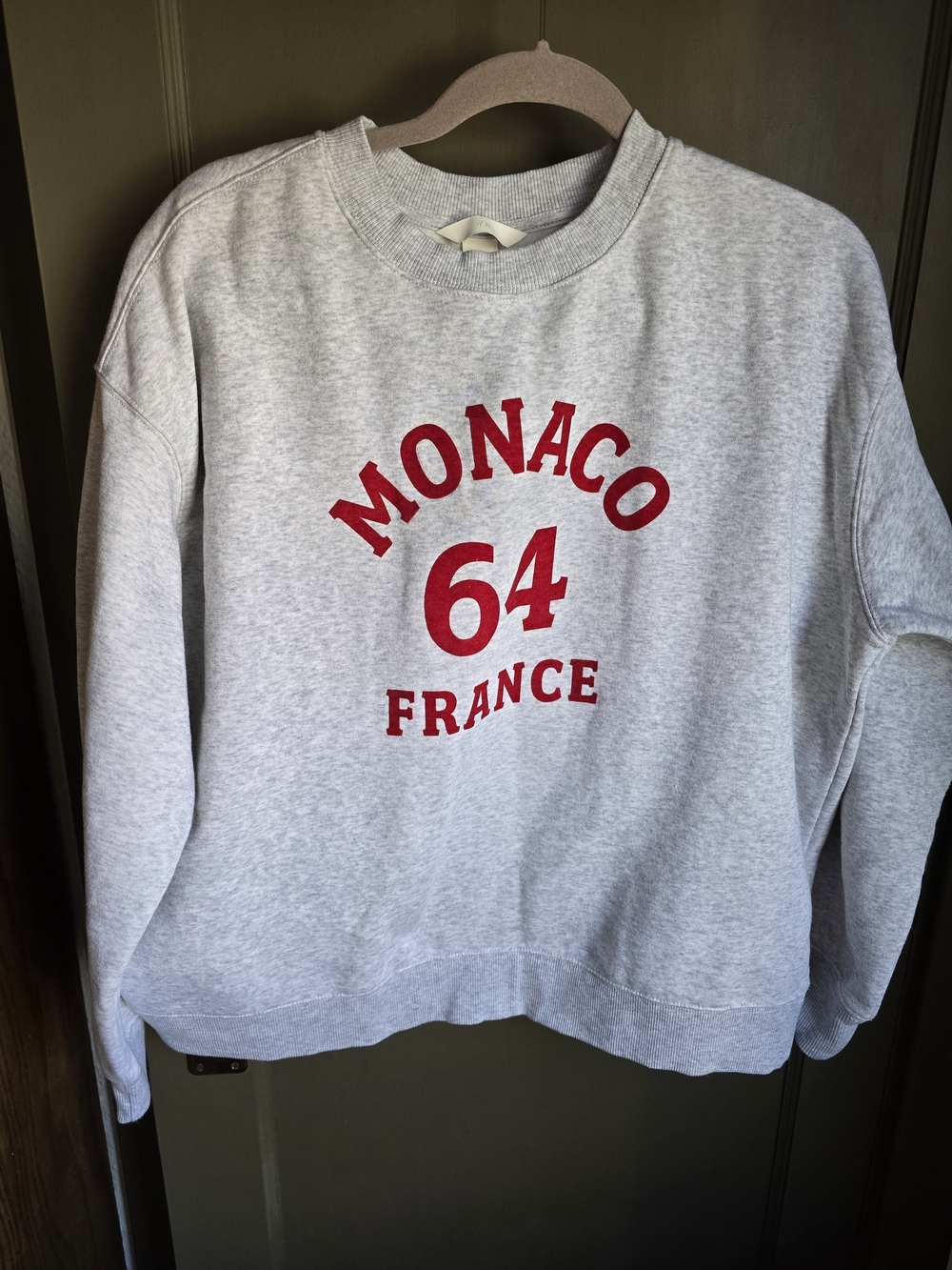 H&M Light Gray Cozy Crewneck Sweatshirt